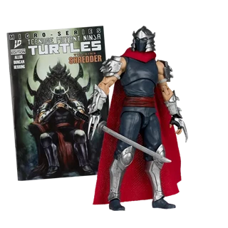 Shredder Teenage Mutant Ninja Turtles TMNT McFarlane Page Punchers Figurine With Comic
