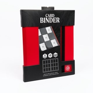 Red Trading Card Binder