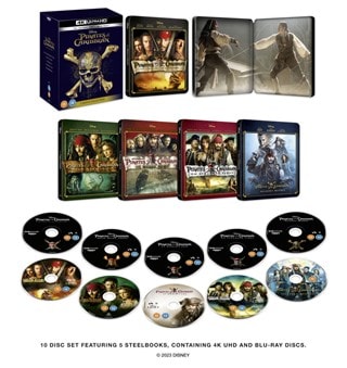 Pirates of the Caribbean: 5-movie Limited Edition Steelbook Collection