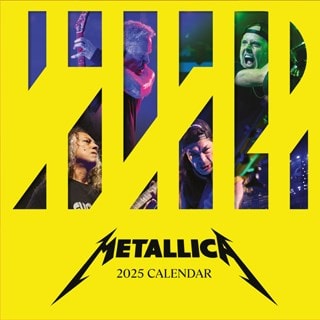 Metallica 2025 Square Calendar