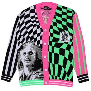 Strange Unusual Beetlejuice Cardigan