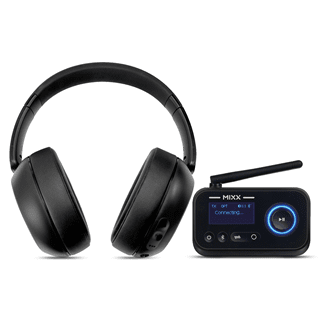 Mixx Audio StreamQ TV Headphones & Audio Transmitter Bundle