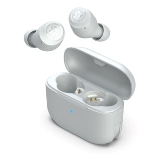 JLab Go Air Pop White True Wireless Bluetooth Earphones