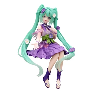 Hatsune Miku Flower Fairy Cosmos Purple Noodle Stopper Furyu Figure