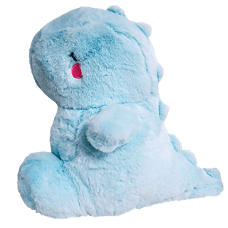 Yabu Fluffy Dino: Blue Plush