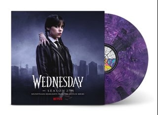 Wednesday Season 2 OST - Purple & Black Transparent Vinyl