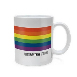 I Don't Even Think Straight White Mug