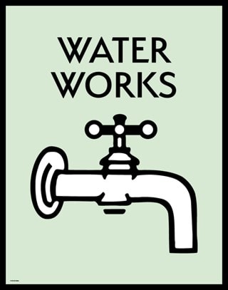 Monopoly Water Works Limited Edition Print