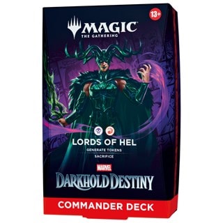 Marvel Darkhold Destiny Lords Of Hel Commander Deck Magic The Gathering Trading Cards