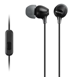 Sony MDREX15 Black Earphones W/Mic