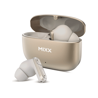 Mixx Audio Streambuds Custom 3 Champagne Gold True Wireless Bluetooth Earphones W/Clear Voice