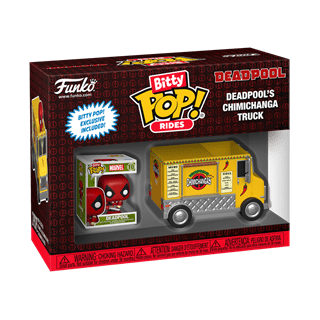 Deadpool With Chimichanga Truck Deadpool Funko Bitty Pop Ride