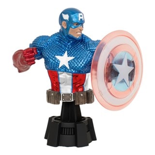 Captain America Holo Shield 2023 San Diego Exclusive Mini Bust