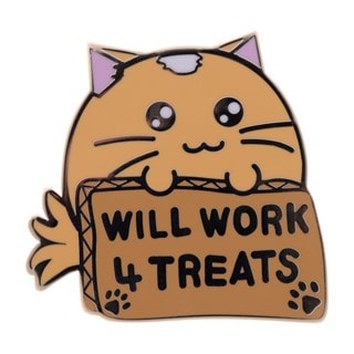 Whisky Will Work 4 Treats Fuzzballs Pin Badge