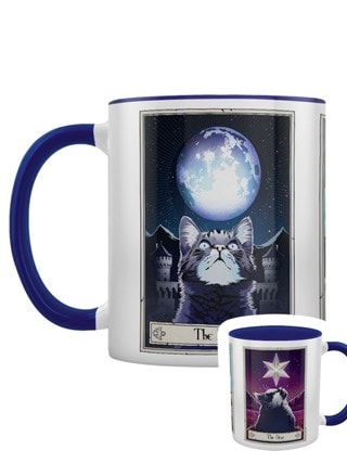 Deadly Tarot The Moon, The Sun & The Star Blue Coloured Inner Mug