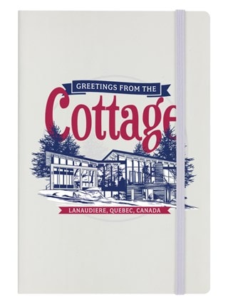 Greetings From The Cottage A5 Hardcover Notebook