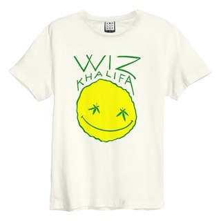 Wiz Khalifa High Smiley Vintage White Tee