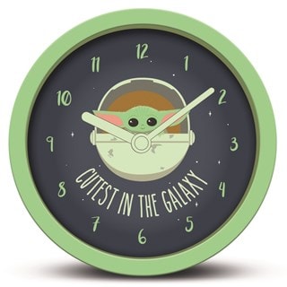 Cutest In The Galaxy Grogu Mandalorian Desk Clock
