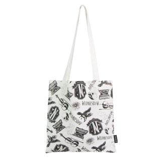 Wednesday Symbols Tote Bag