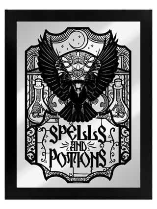 Spells & Potions Mirrored Tin Sign