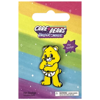 Funshine Bear Care Bears Unlock The Magic Pin Badge