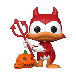 Devil Donald With Pumpkin With Chance Of Chase 1446 Disney Funko Pop Vinyl