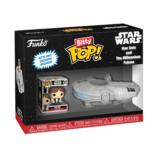 Han Solo With Millennium Falcon Star Wars Funko Bitty Pop Ride