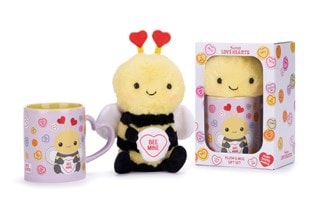 Bee Mine Swizzels Love Hearts Mug And Soft Toy Set