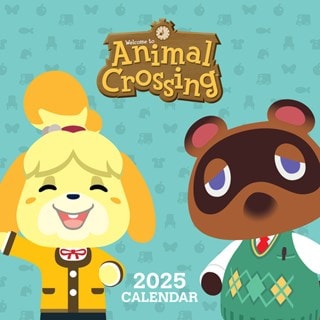 Animal Crossing 2025 Square Calendar