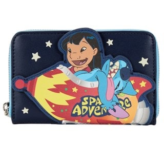 Lilo And Stitch Space Adventure Zip Around Loungefly Wallet