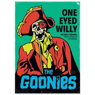 One Eyed Willy Goonies 40th Anniversary A3 Wall Art