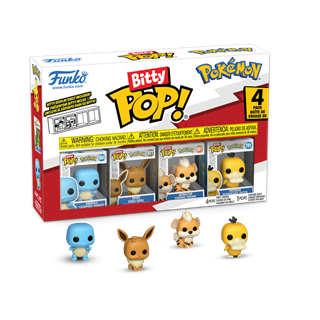 Squirtle Pokemon Funko Pop Bitty 4 Pack
