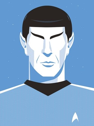 Pop Spock Star Trek 50th Anniversary Canvas Print 60 x 80cm