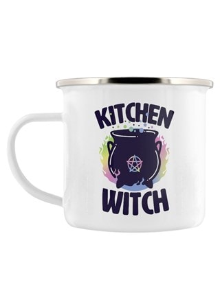 Kitchen Witch Enamel Mug