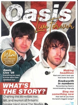 Oasis Live Forever Magazine