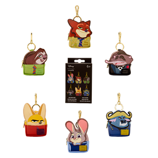 Zootopia Loungefly Mystery Mini Backpack Keychain Charms