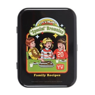 Let's Make 'Special' Brownies Steven Rhodes Metal Stash Tin