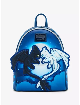 Toothless & Light Fury Mini Backpack How To Train Your Dragon hmv Exclusive Loungefly