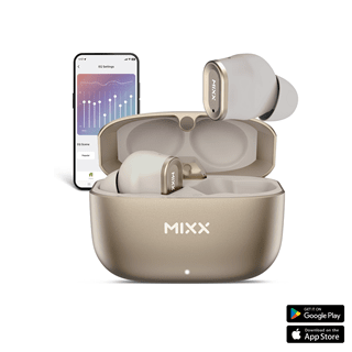 Mixx Audio Streambuds Custom 1 Champagne Gold True Wireless Bluetooth Earphones