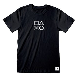 Playstation Button Play Black T-Shirt