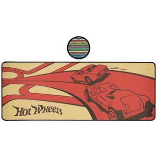 Hot Wheels Desk Pad & Coaster Set