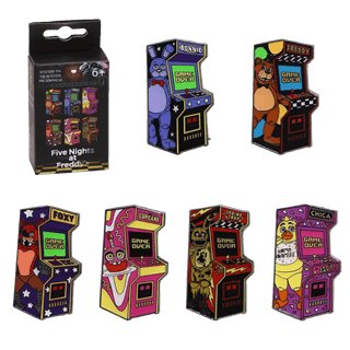 Characters Arcade Games Five Nights At Freddy's FNAF Loungefly Blind Box Enamel Pin