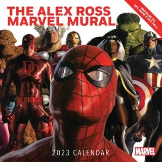Alex Ross Marvel Mural 2023 Deluxe Calendar