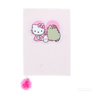 Hello Kitty x Pusheen Plush Notebook
