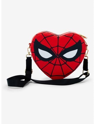 Spider-Man Red Heart Cosplay Handbag Loungefly hmv Exclusive