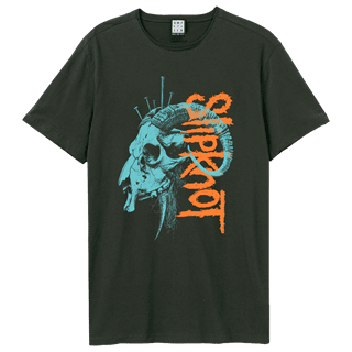 Skull Head Slipknot Charcoal Tee