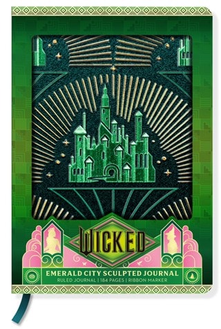 Wicked Emerald City Sculpted Journal