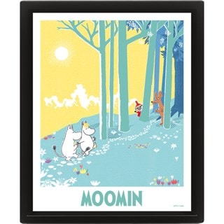 Forest Moomin 3D Lenticular Framed Print