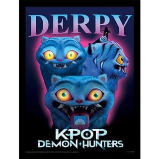 Derpy K-Pop Demon Hunters 30cm x 40cm Framed Print