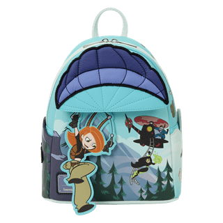 Kim Possible Paragliding Loungefly Mini Backpack